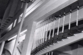 Orgel von St. Laurentius - Spieltraktur