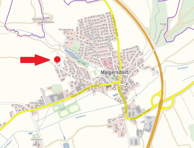 Grossansicht in neuem Fenster: Baugebiet Embachsiedlung - Übersichtskarte